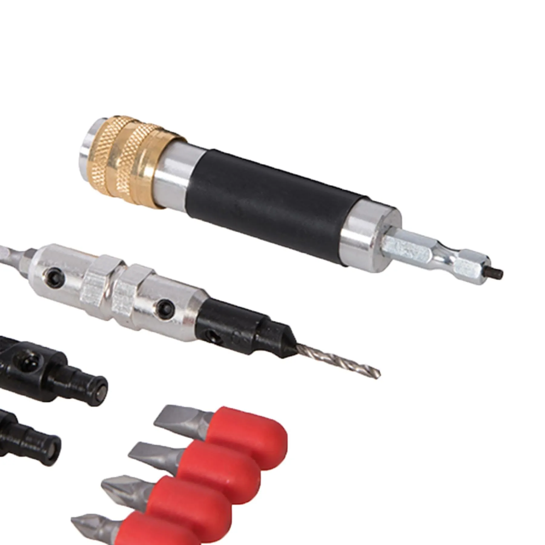 11Pce Quick-Flip Driver Set Large Drill Flips Over For Screwdriver Function