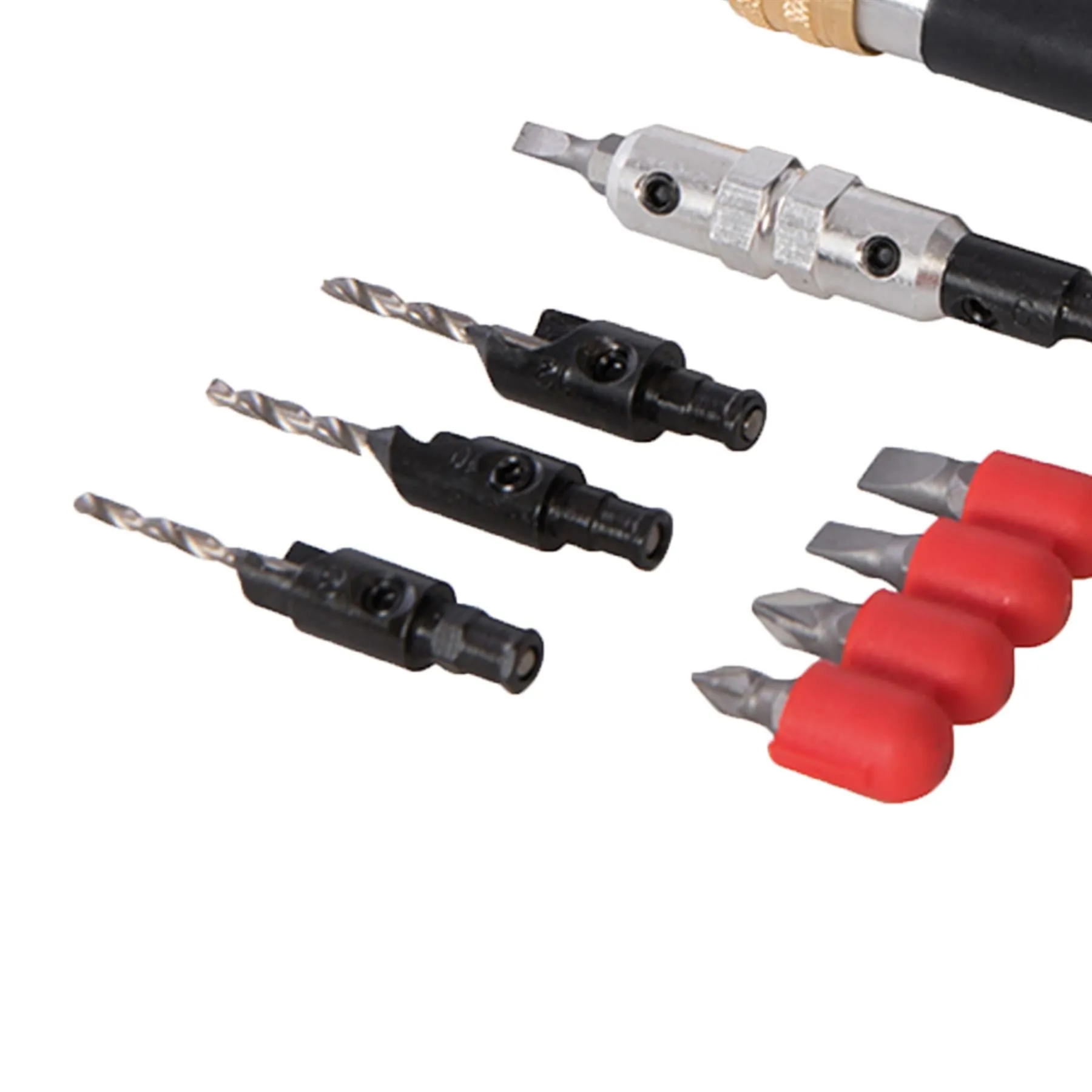 11Pce Quick-Flip Driver Set Large Drill Flips Over For Screwdriver Function