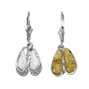 30871 - SANDals Double Flip Flop Earrings