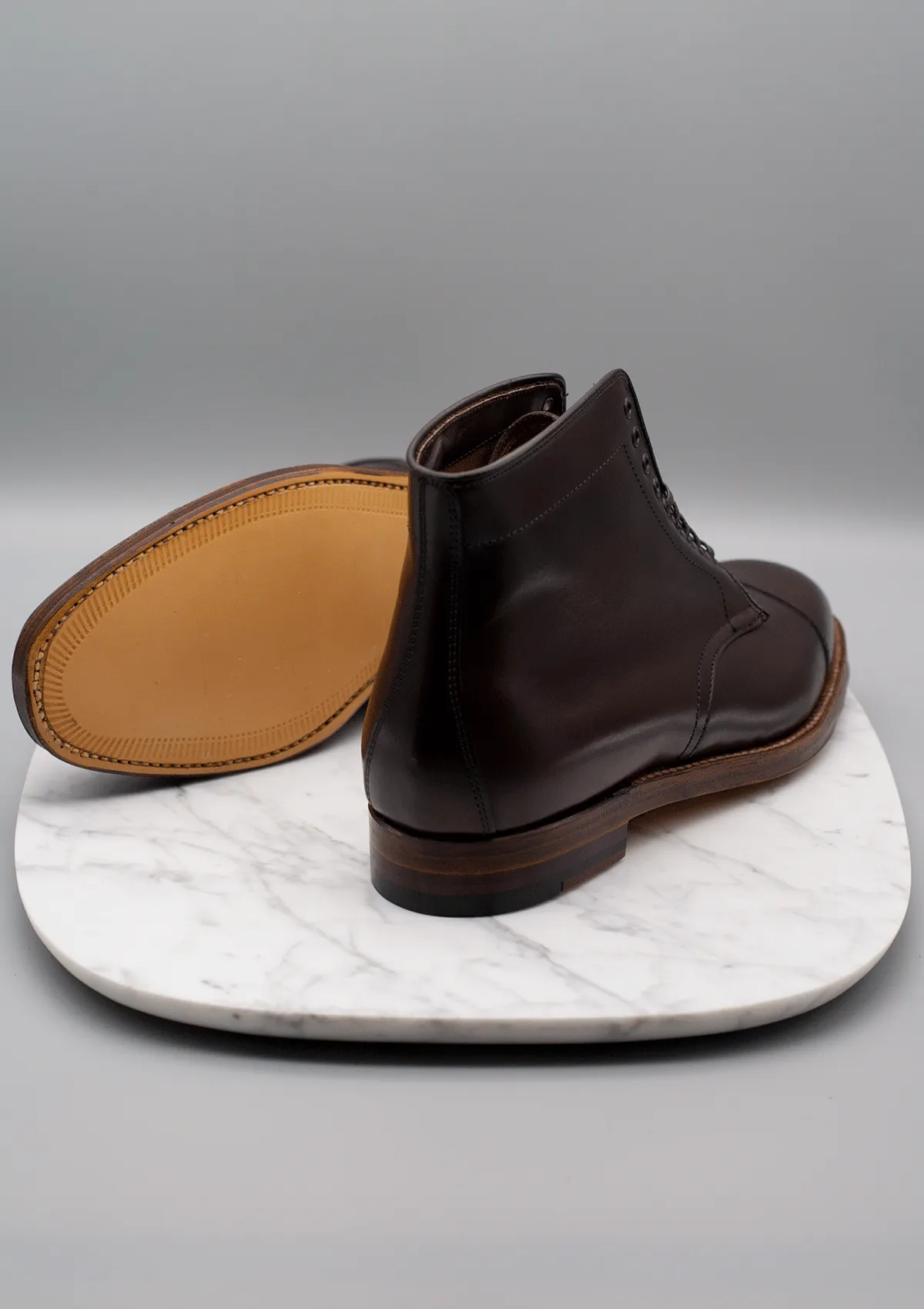 3912 Brown Cap Toe Boot