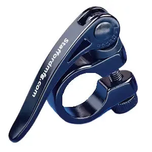 7/8" One-Piece Stafford Quick Release Clamp Collar, Aluminum, Black Anodized