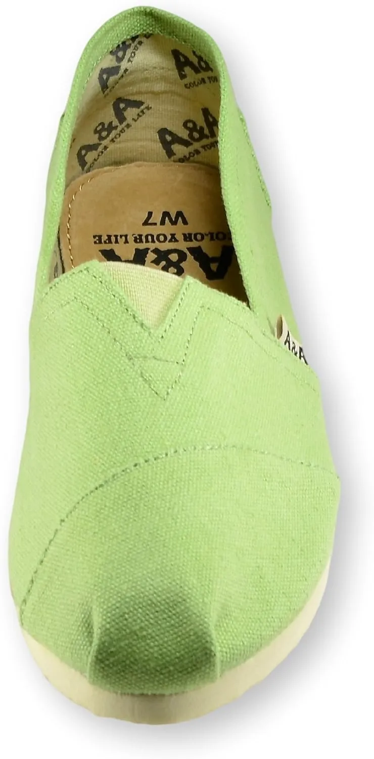 A&A - Espadrilles for Women - Sandals - Canvas Shoes - Slip On Shoes - Alpargatas for Women - Unisex Shoes - Vegan Shoes