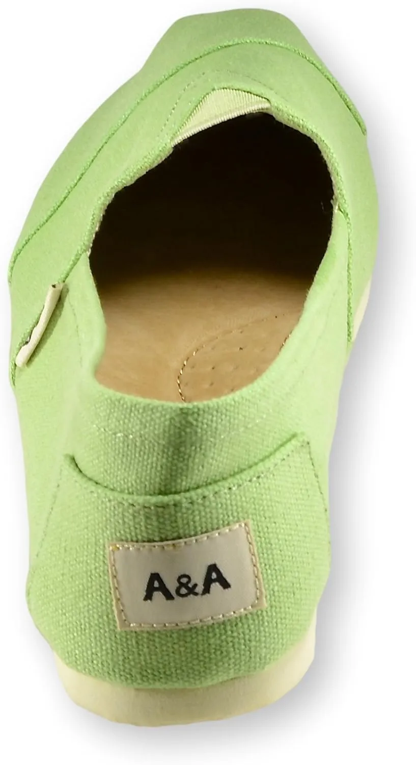 A&A - Espadrilles for Women - Sandals - Canvas Shoes - Slip On Shoes - Alpargatas for Women - Unisex Shoes - Vegan Shoes