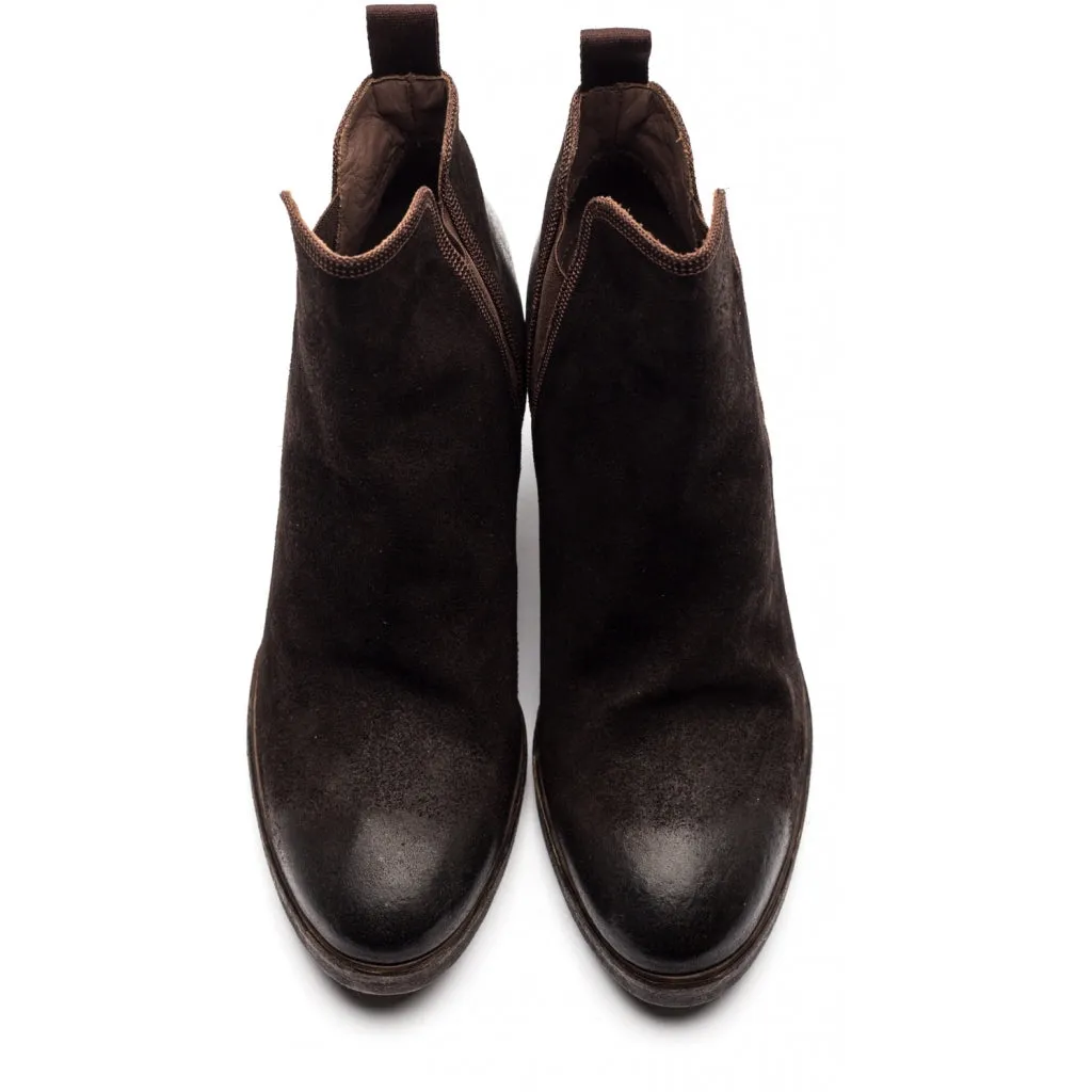 AASE waxed suede MOCCA