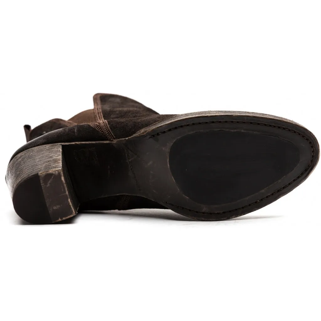 AASE waxed suede MOCCA