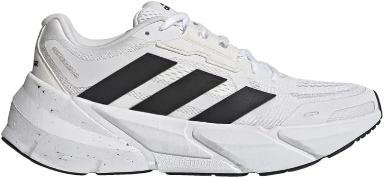 adidas Men's Adistar Sneaker, White/Black/Crystal White, 11