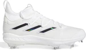 adidas Men's Adizero Afterburner 9 NWV Sneaker, White/Black/White, 7.5
