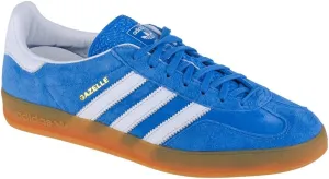 adidas Men's Gazelle Indoor Sneaker, Blue Bird/Cloud White/Blue Bird, Size 5.5
