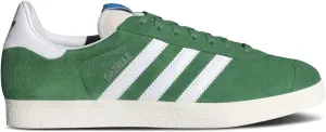 adidas Men's Gazelle Indoor Sneaker, Preloved Green/Cloud White/Core White, Size 11.5
