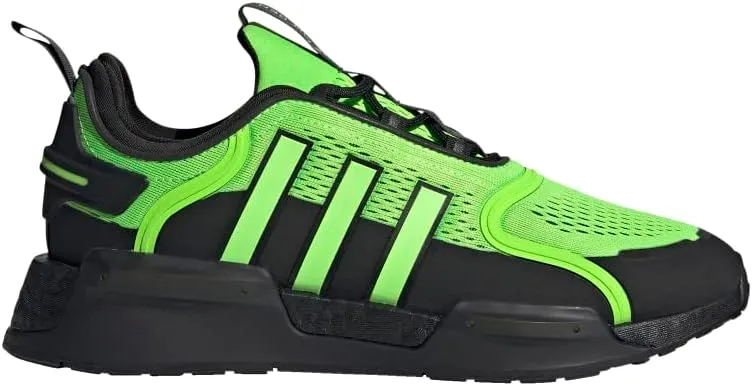 adidas Men's NMD_V3 Sneaker (Black/Lime Green, 10)