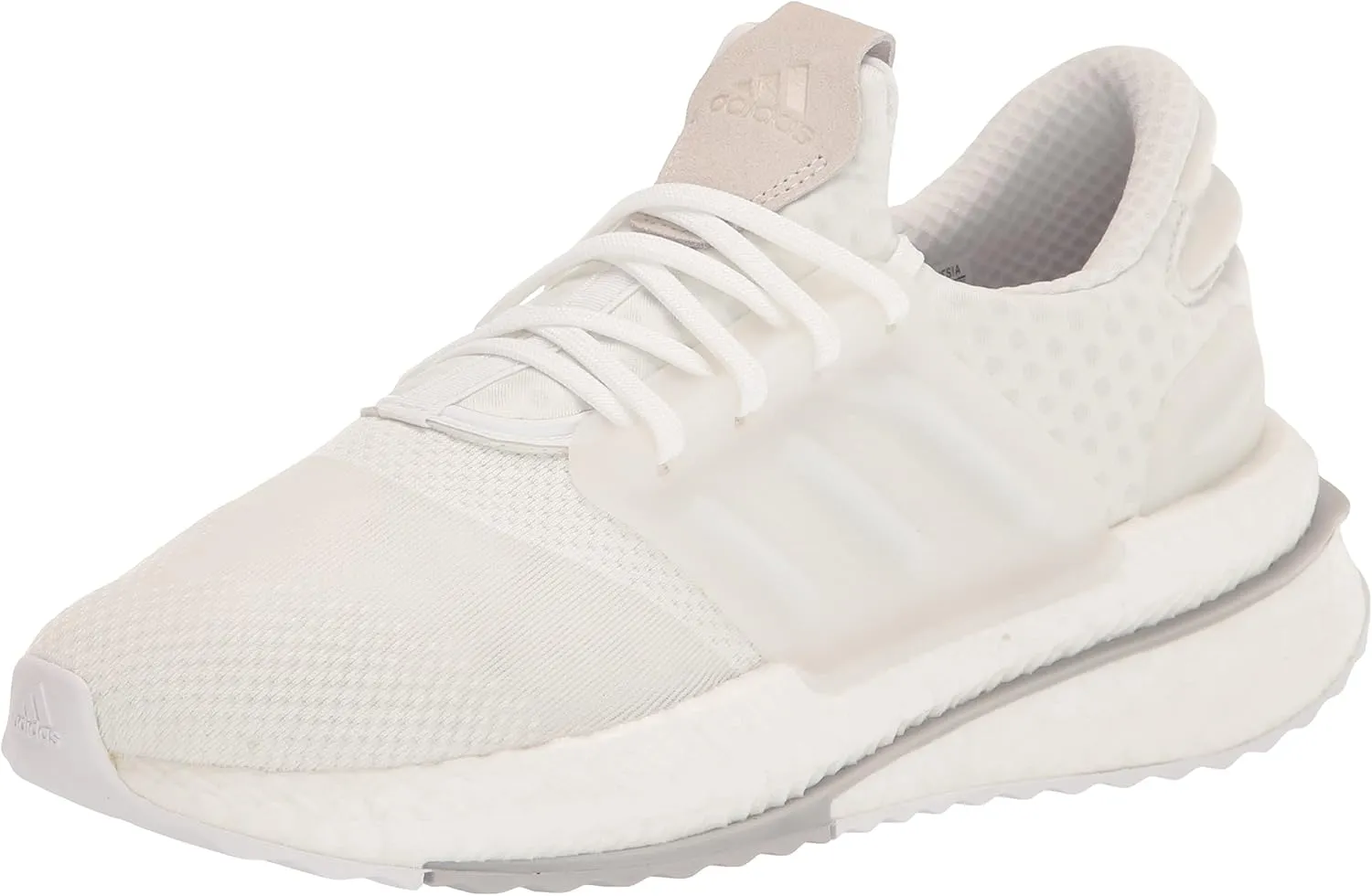 adidas Men's X_PLRBOOST Running Shoe, White/Crystal White/White, 7