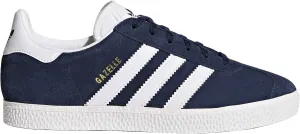 adidas Originals Boy's Gazelle Sneaker, Collegiate Navy/White/White, 6