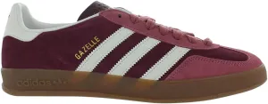 Adidas Originals Gazelle Indoor Mens Sneaker (Maroon Crimson White, 9)
