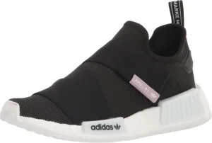 adidas Originals womens Nmd_r1 Sneaker, Black/Black/White, 10 US