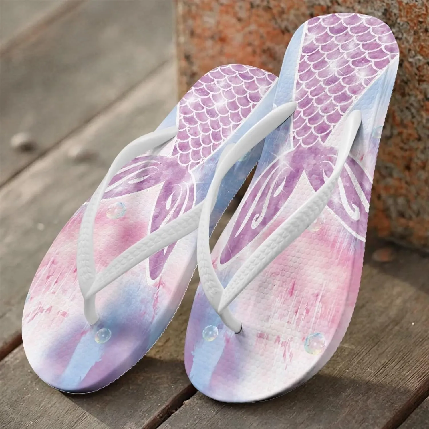 Adorable Animal Prints Flip Flops for Women - Comfortable Walking Sandals, Lightweight Beach Essentials for Hiking & BBQ