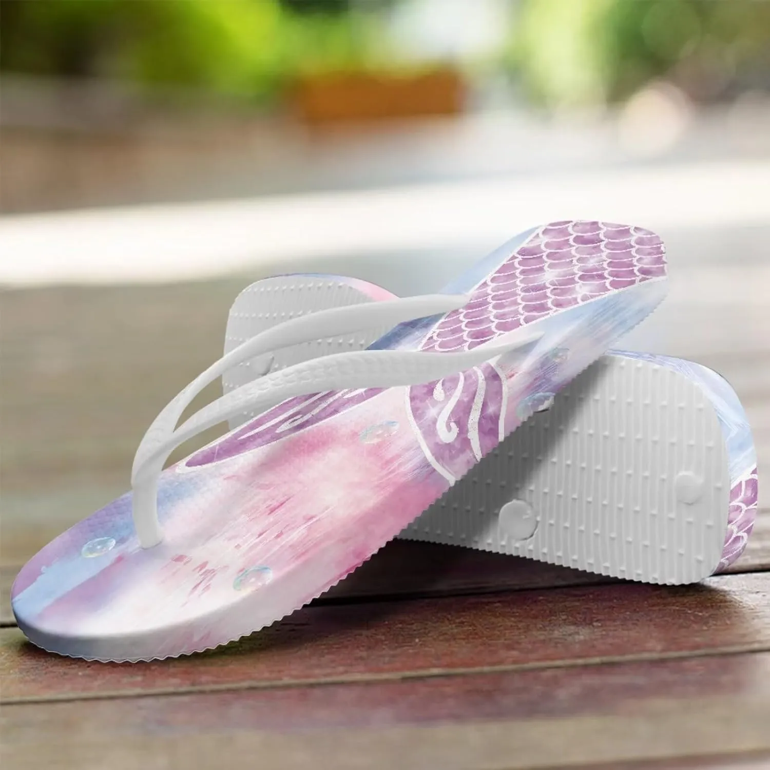 Adorable Animal Prints Flip Flops for Women - Comfortable Walking Sandals, Lightweight Beach Essentials for Hiking & BBQ