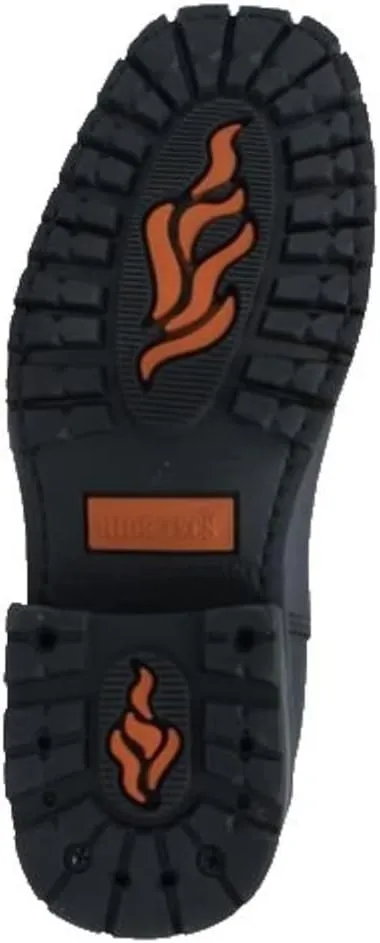 Adtec Women's 2436 7" Side Zipper Harness Boot Black