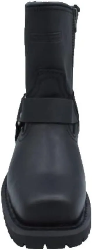 Adtec Women's 2436 7" Side Zipper Harness Boot Black