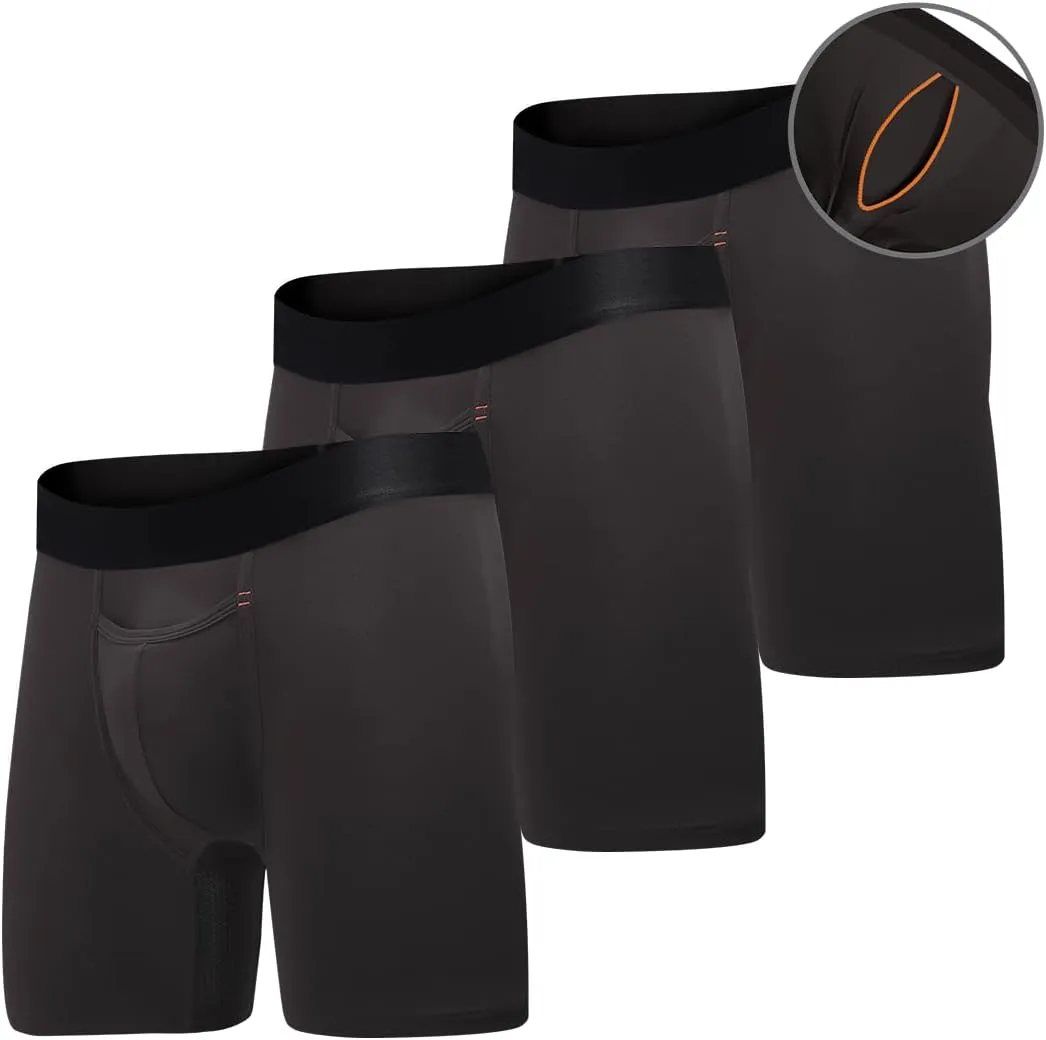 Advanced Ball Pouch Underwear for Men, Patented Boxer Briefs Pouch, Breathable, No Ride Up, Amazon Exclusive