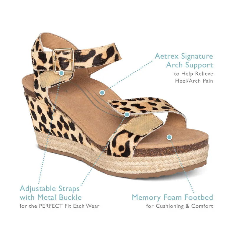 Aetrex Sydney Espadrille Wedge