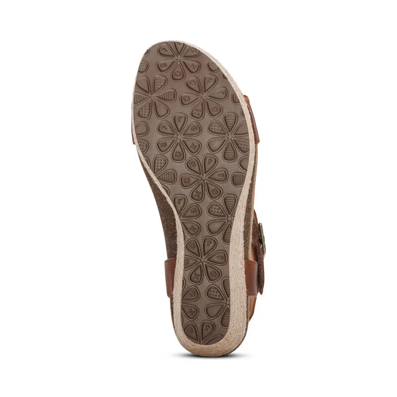Aetrex Sydney Espadrille Wedge