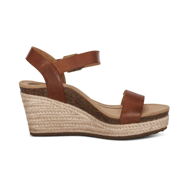 Aetrex Sydney Espadrille Wedge