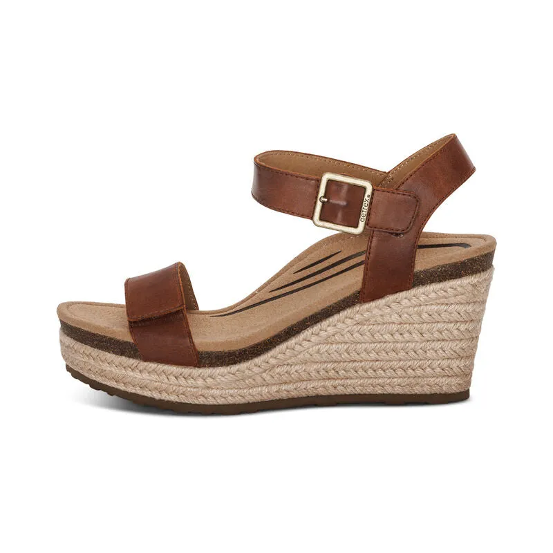Aetrex Sydney Espadrille Wedge