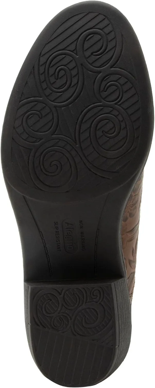 Alegria Women Michy Mule Western Open Back Leather Clog Heel