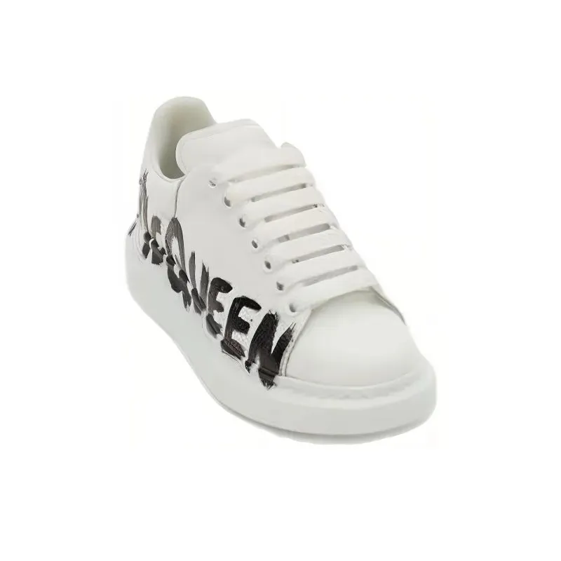 ALEXANDER MCQUEEN  OVERSIZED SNEAKER 'GRAFFITI WHITE-BLACK'
