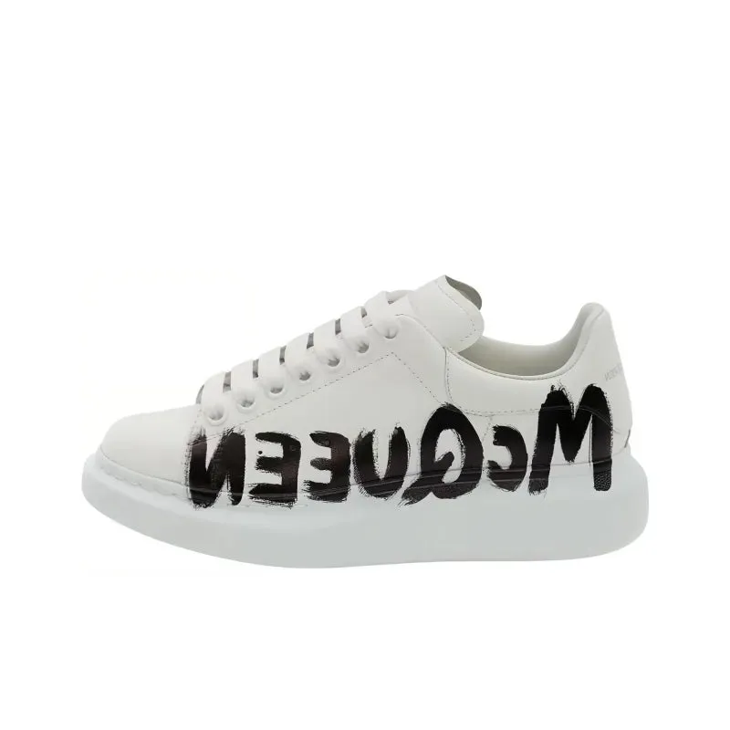 ALEXANDER MCQUEEN  OVERSIZED SNEAKER 'GRAFFITI WHITE-BLACK'