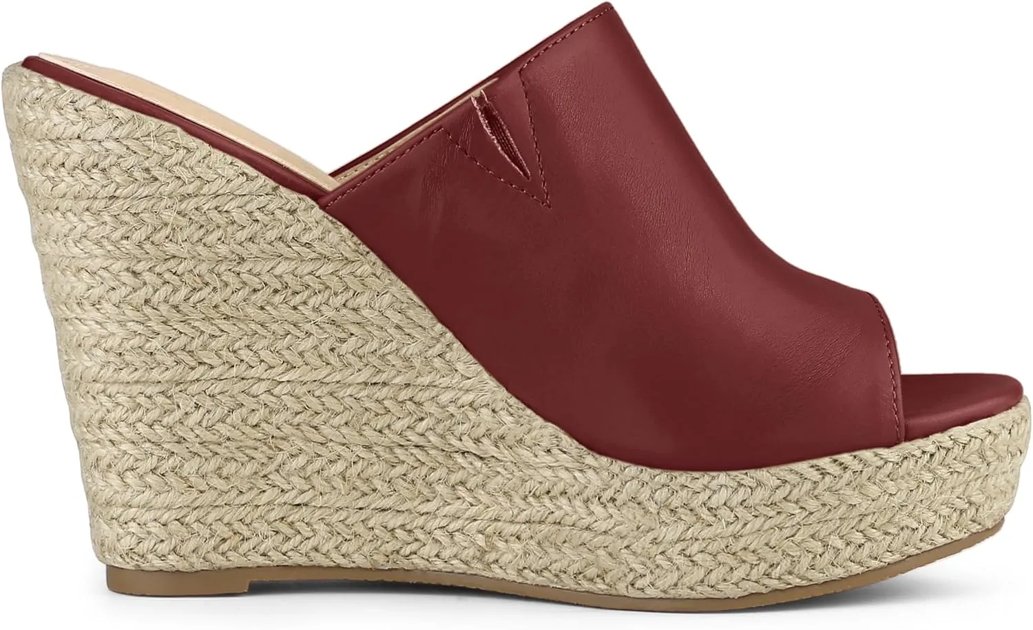 Allegra K Women's Slip on Platform Sandals Espadrilles Wedges Slides Mules