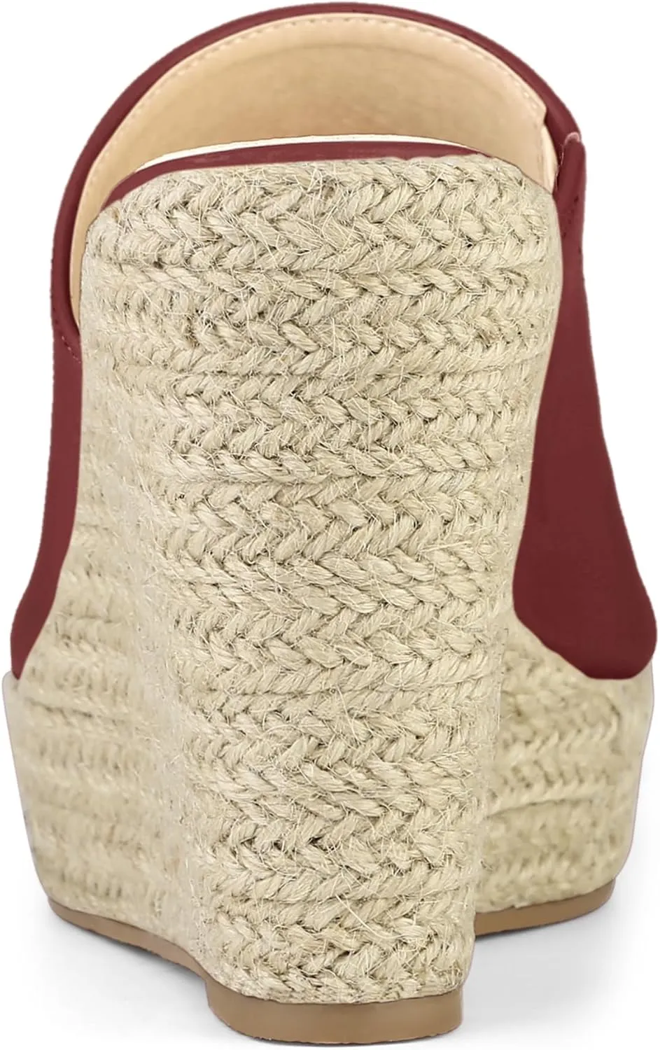 Allegra K Women's Slip on Platform Sandals Espadrilles Wedges Slides Mules