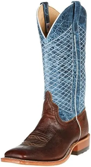 Anderson Bean Mens S1116 AB Mike Tyson Bison-13in Blue Lava Top 14 D Brown