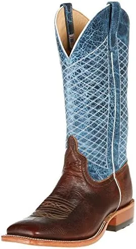 Anderson Bean Mens S1116 AB Mike Tyson Bison-13in Blue Lava Top 14 D Brown