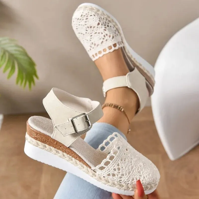 Ankle Sole with Wedge and Espadrilles Strap Women's Modern Quick dispatch