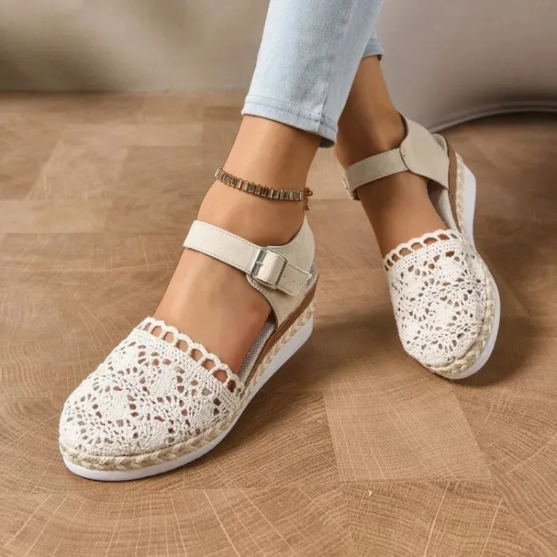 Ankle Sole with Wedge and Espadrilles Strap Women's Modern Quick dispatch