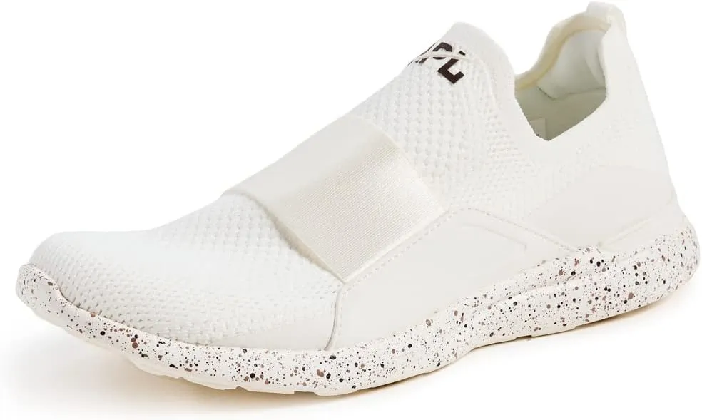 APL Women's Techloom Bliss Sneakers, Ivory/Chocolate/Speckle, White, Off White, 9.5 Medium US
