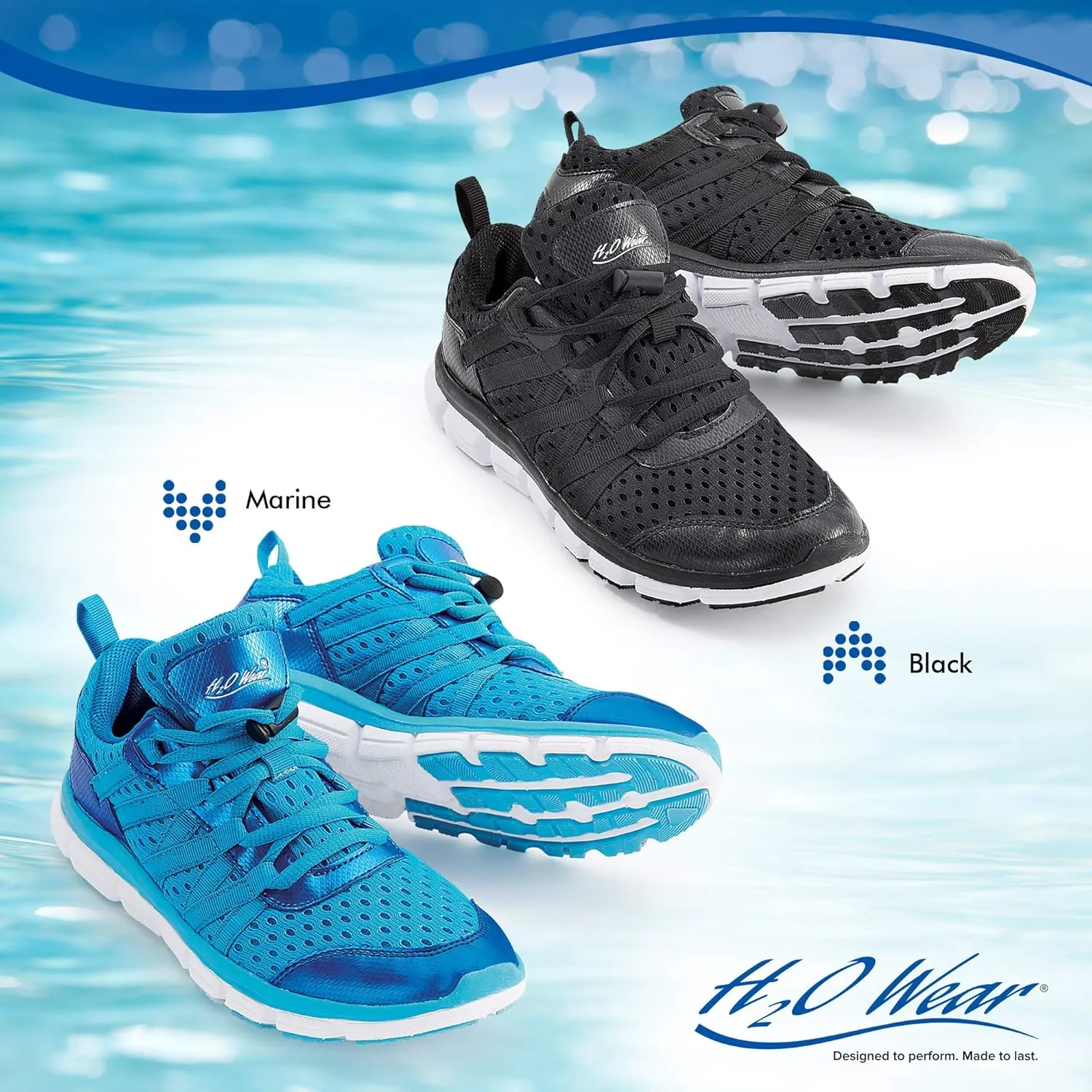 Aqua Vibe Women’s Water Aerobics Shoe/Water Sneaker Black