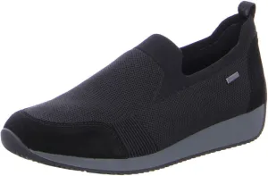 ARA womens Slip-on Sneaker, Black, 8.5 US