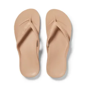 ARCH SUPPORT THONGS - Tan