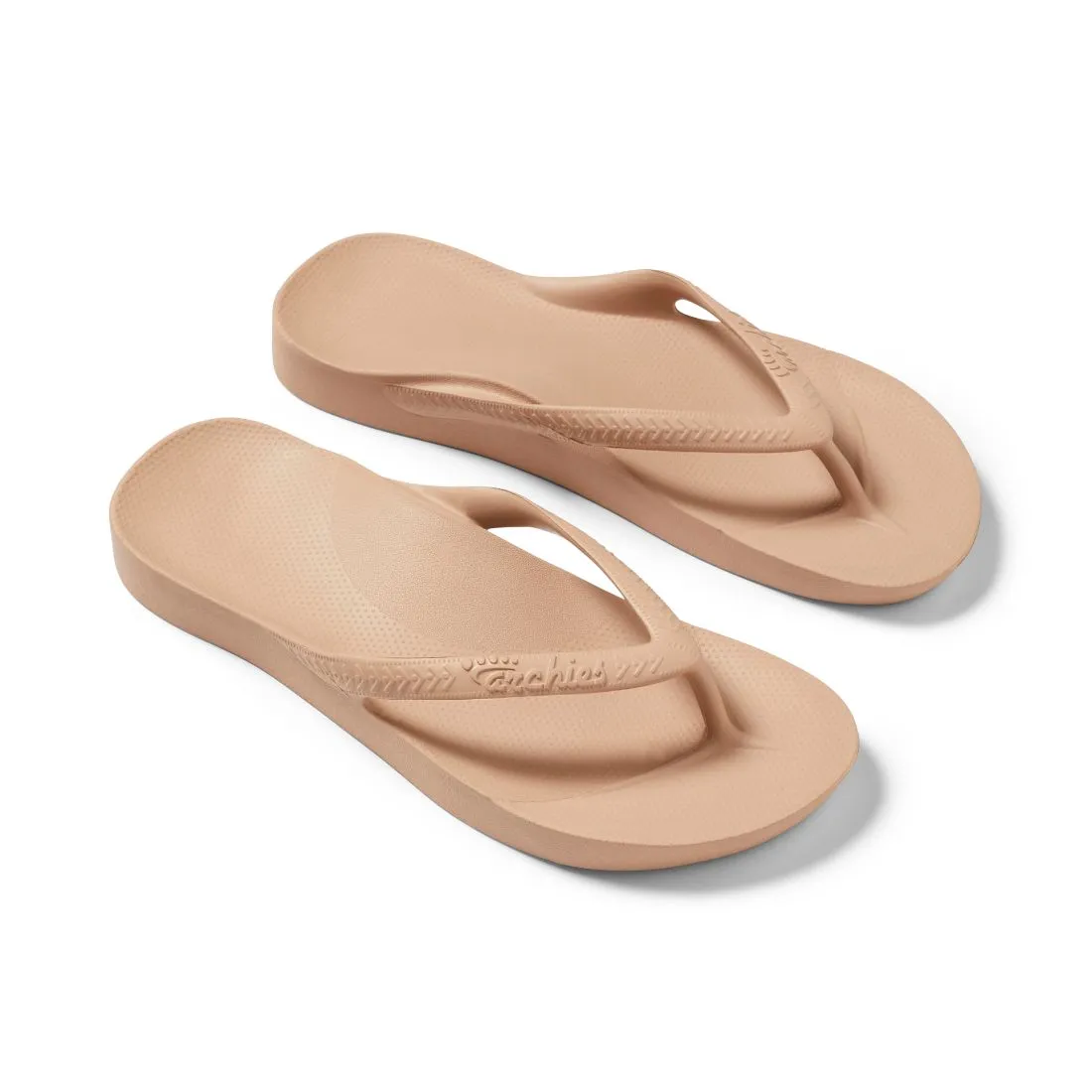 ARCH SUPPORT THONGS - Tan