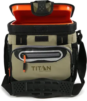 Arctic Zone Titan Deep Freeze Cooler - Zipperless Hardbody Cooler - Small & Large Capacity- Beach & Camping Cooler - Deep Freeze Insulation, HardBody Liner, and SmartShelf