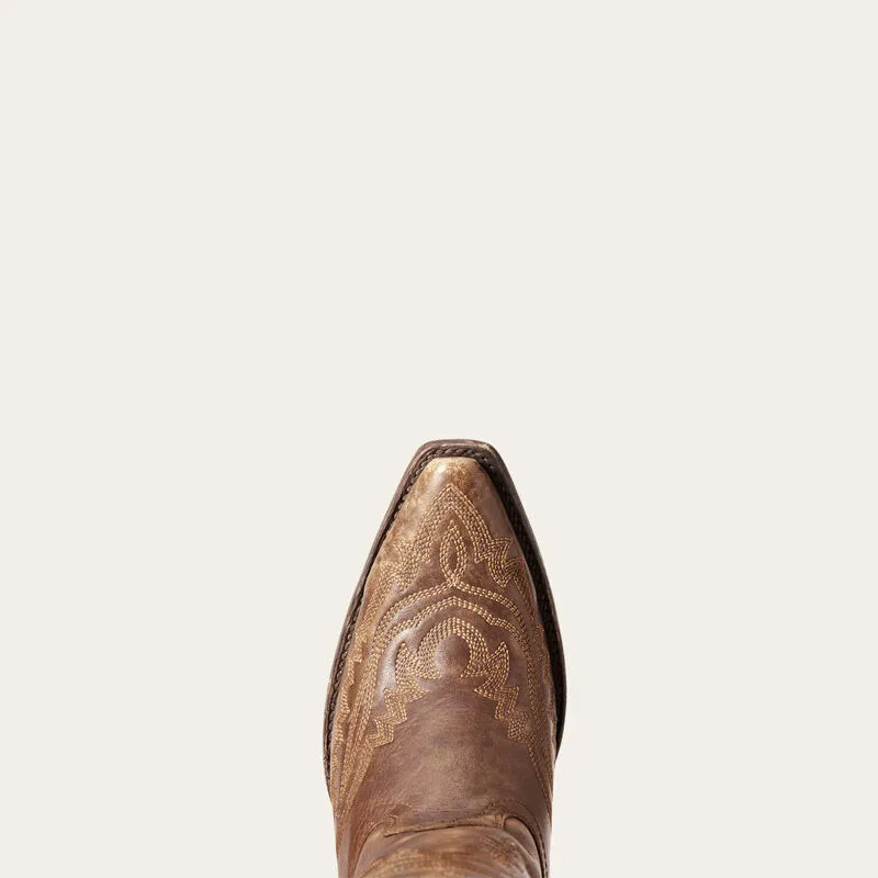 Ariat Women's Casanova Distressed Brown Tall X Toe Western Cowgirl Boots 10034002