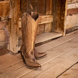 Ariat Women's Casanova Distressed Brown Tall X Toe Western Cowgirl Boots 10034002