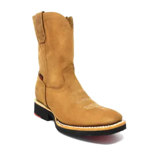 Artillero Square Toe Cowboy Boot- Honey