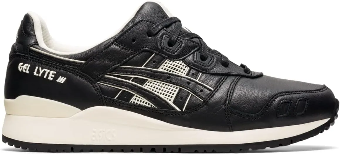 ASICS Men's Gel-Lyte III OG Shoes, 7.0, Black/Black