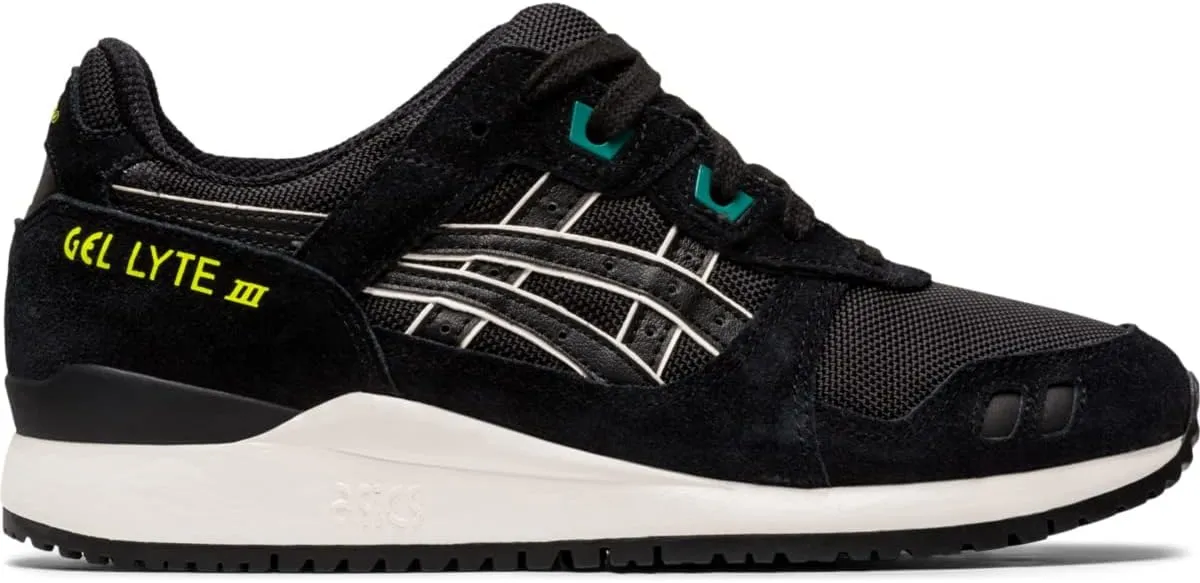 ASICS Tiger Women's Gel-Lyte III Shoes, 9, Black/Black
