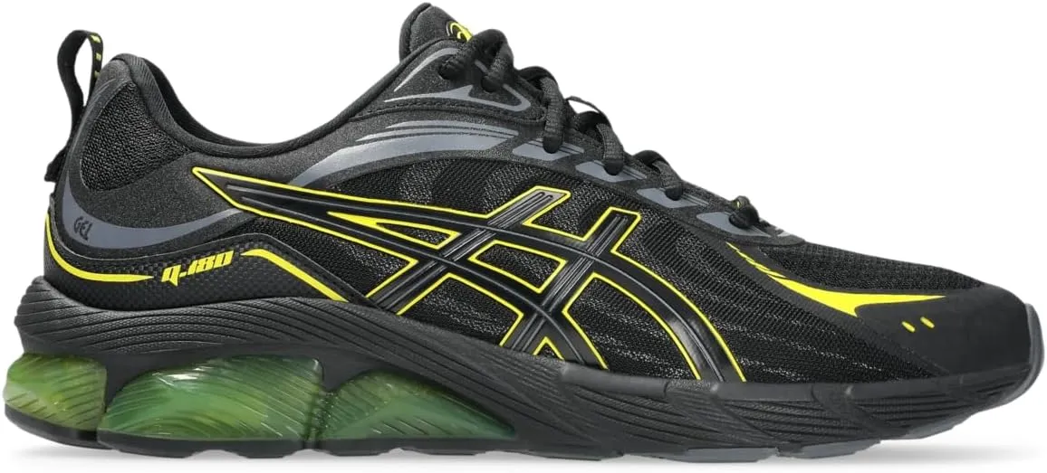 Asics Unisex Gel-Quantum 180 VIII Sportstyle Shoes, 9, Black/Lemon Spark