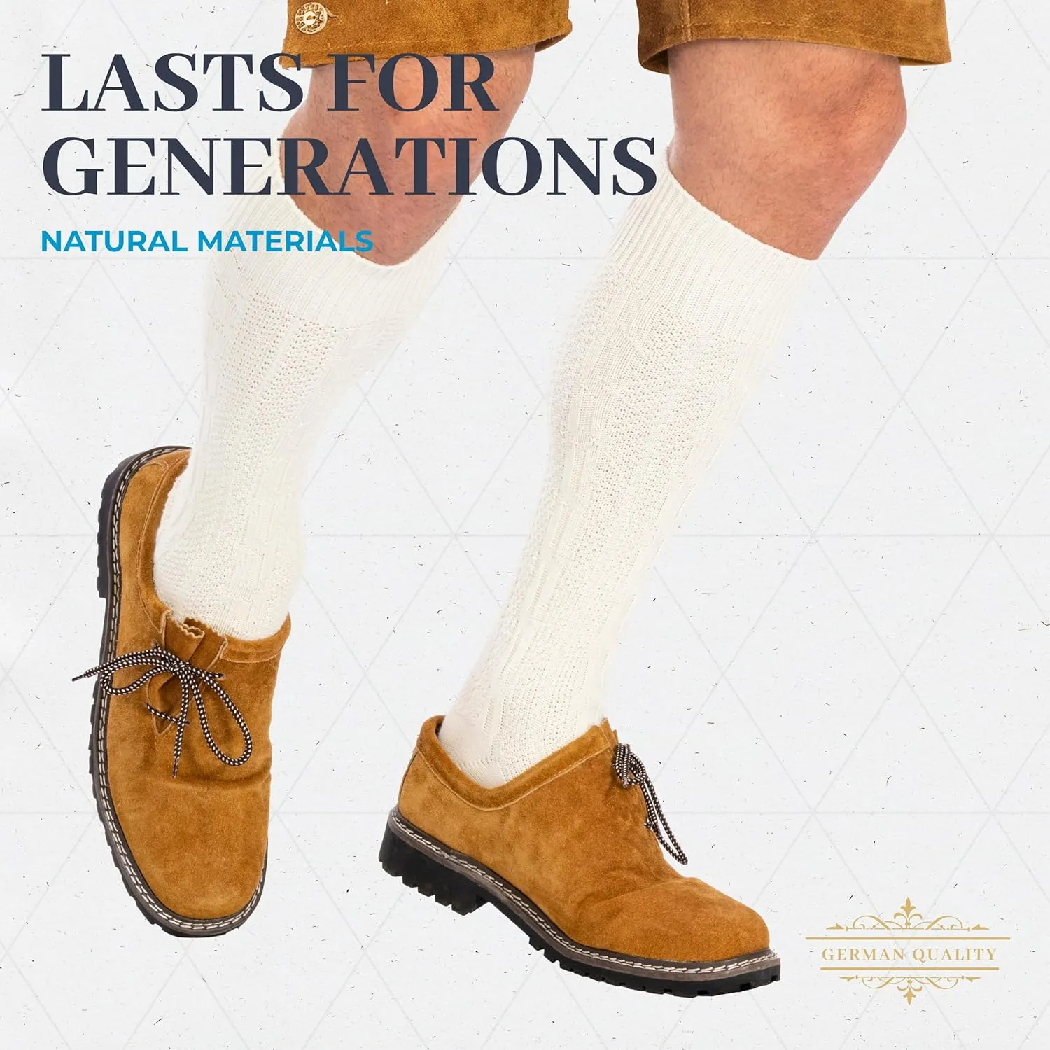 BAVARIA TRACHTEN Lederhosen Boots - Haferl Authentic German Shoe for Oktoberfest Outfit - Real Leather Dark Brown
