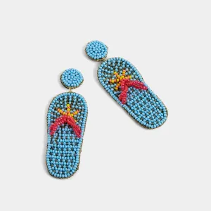 Beaded Flip Flop Earring